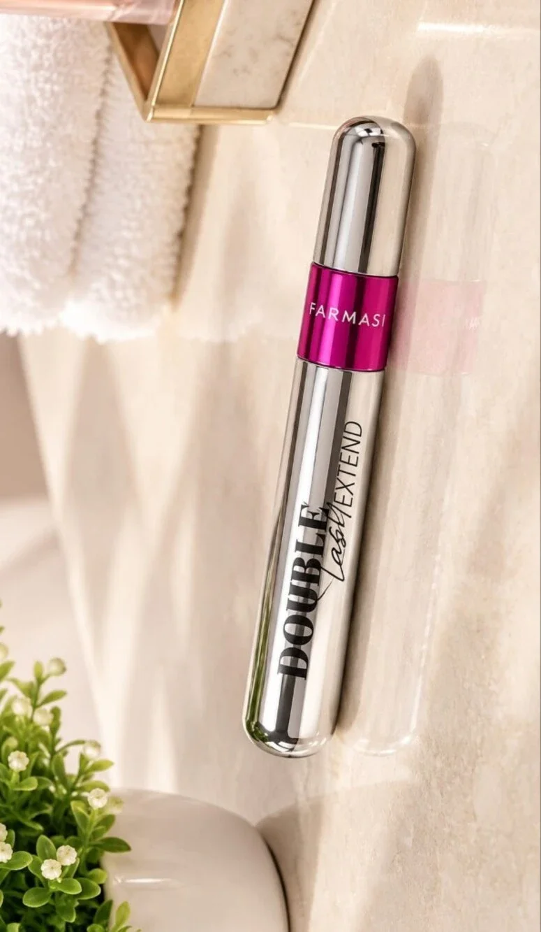 Farmasi Double Lash Extend Mascara - Silver with Pink Band